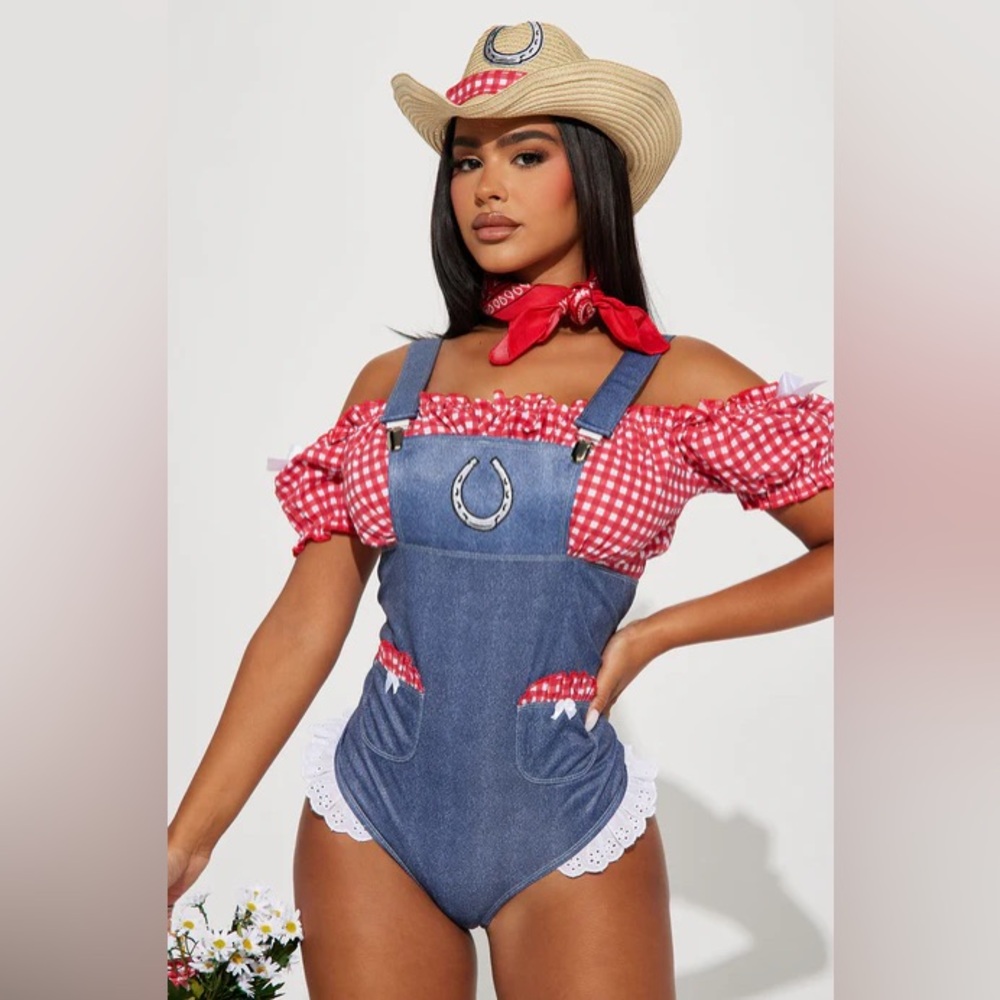 Farmer Daughter Halloween Costume Farmer Costume Set Size Small Country Farm